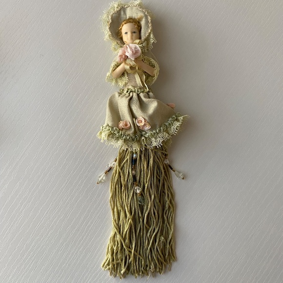 Vintage Victorian Tassel Dolls Set of Three (3) - Picture 9 of 10